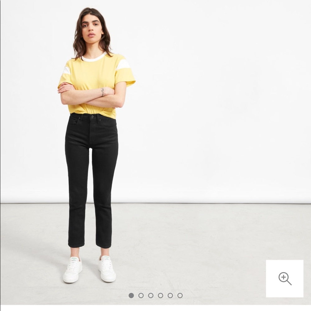 Everlane Cheeky Straight Jean NWOT Black
